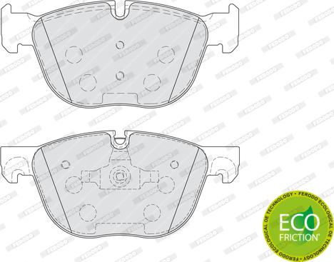 Ferodo FDB4052 - Тормозные колодки, дисковые, комплект parts5.com