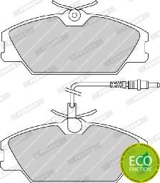 Ferodo FDB406 - Тормозные колодки, дисковые, комплект parts5.com