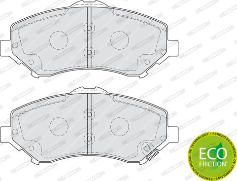 Ferodo FDB4074 - Juego de pastillas de freno parts5.com