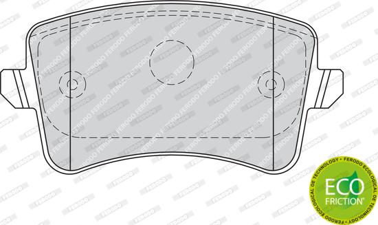 Ferodo FDB4190 - Тормозные колодки, дисковые, комплект parts5.com