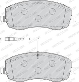 Ferodo FDB4154 - Тормозные колодки, дисковые, комплект parts5.com