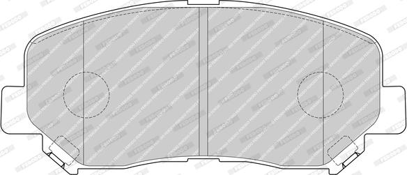 Ferodo FDB4357 - Тормозные колодки, дисковые, комплект parts5.com