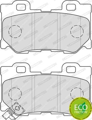 Ferodo FDB4312 - Тормозные колодки, дисковые, комплект parts5.com