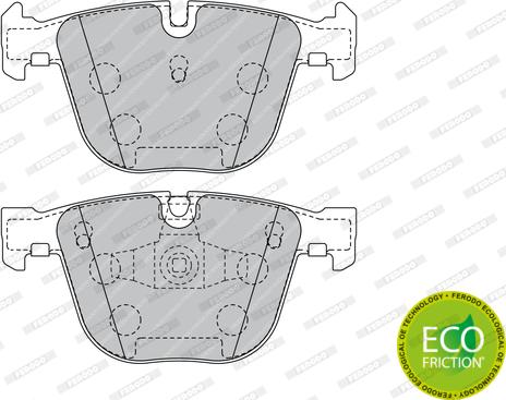 Ferodo FDB4286 - Тормозные колодки, дисковые, комплект parts5.com