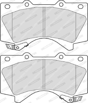 Ferodo FDB4229 - Тормозные колодки, дисковые, комплект parts5.com