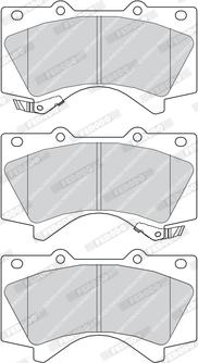 Ferodo FDB4229 - Тормозные колодки, дисковые, комплект parts5.com