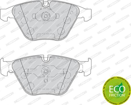 Ferodo FDB4221 - Тормозные колодки, дисковые, комплект parts5.com