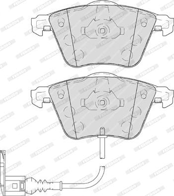 Ferodo FDB4223 - Тормозные колодки, дисковые, комплект parts5.com