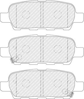 Ferodo FDB4756 - Тормозные колодки, дисковые, комплект parts5.com