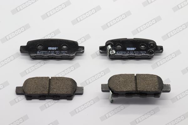 Ferodo FDB4756 - Тормозные колодки, дисковые, комплект parts5.com