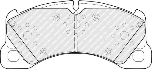 Ferodo FDB5417 - Тормозные колодки, дисковые, комплект parts5.com