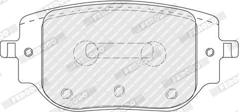 Ferodo FDB5524 - Тормозные колодки, дисковые, комплект parts5.com