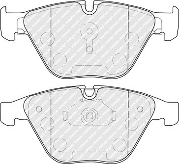 Ferodo FDB5352 - Тормозные колодки, дисковые, комплект parts5.com