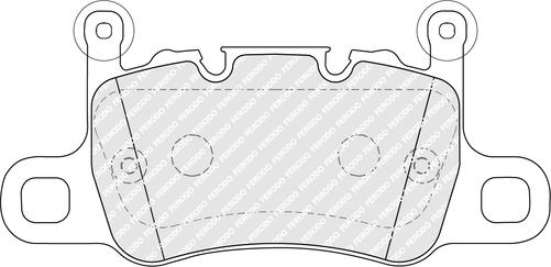 Ferodo FDB5365 - Тормозные колодки, дисковые, комплект parts5.com