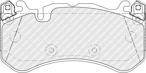 Ferodo FDB5381 - Тормозные колодки, дисковые, комплект parts5.com