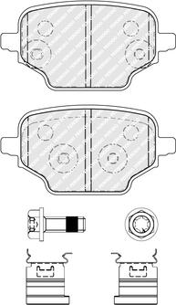 Ferodo FDB5378 - Тормозные колодки, дисковые, комплект parts5.com