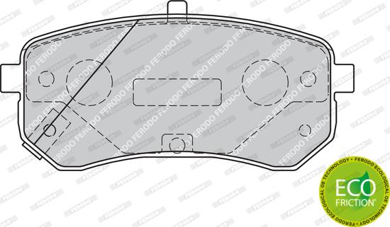 Ferodo FDB1902 - Тормозные колодки, дисковые, комплект parts5.com