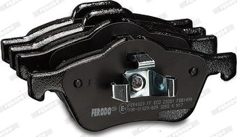 Ferodo FDB1499 - Тормозные колодки, дисковые, комплект parts5.com