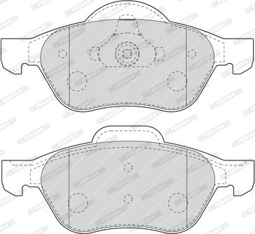 Ferodo FDB1440 - Тормозные колодки, дисковые, комплект parts5.com