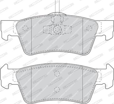 Ferodo FDB1460 - Тормозные колодки, дисковые, комплект parts5.com