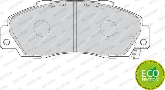 Ferodo FDB1505 - Тормозные колодки, дисковые, комплект parts5.com