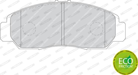 Ferodo FDB1669 - Тормозные колодки, дисковые, комплект parts5.com