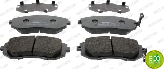 Ferodo FDB1639 - Brake Pad Set, disc brake parts5.com