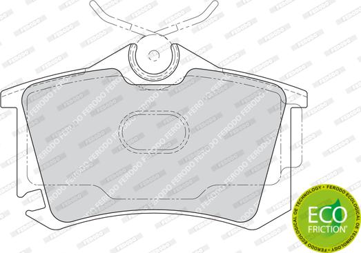 Ferodo FDB1637 - Тормозные колодки, дисковые, комплект parts5.com