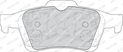 Ferodo FDB1675 - Тормозные колодки, дисковые, комплект parts5.com