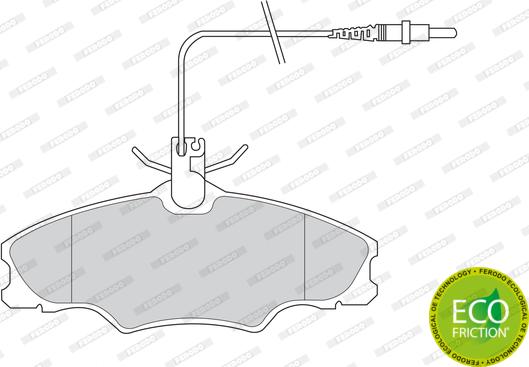 Ferodo FDB1062 - Тормозные колодки, дисковые, комплект parts5.com