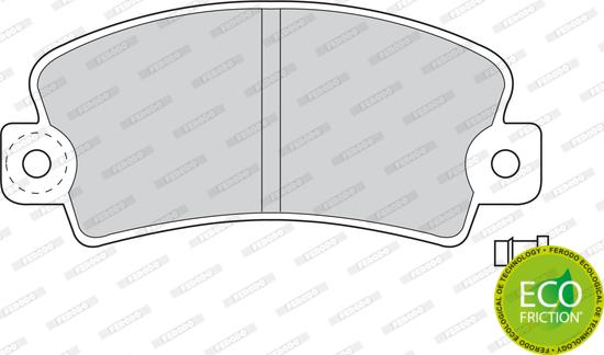 Ferodo FDB113 - Тормозные колодки, дисковые, комплект parts5.com