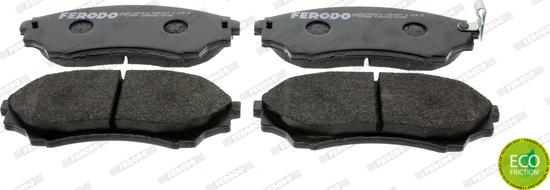 Ferodo FDB1817 - Тормозные колодки, дисковые, комплект parts5.com
