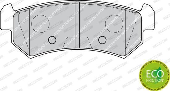 Ferodo FDB1889 - Тормозные колодки, дисковые, комплект parts5.com