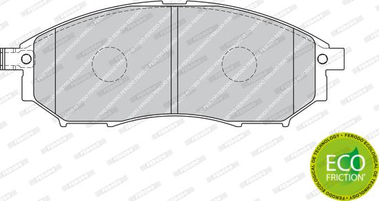 Ferodo FDB1881 - Тормозные колодки, дисковые, комплект parts5.com