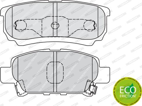 Ferodo FDB1839 - Тормозные колодки, дисковые, комплект parts5.com