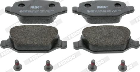 Ferodo FDB1349 - Тормозные колодки, дисковые, комплект parts5.com