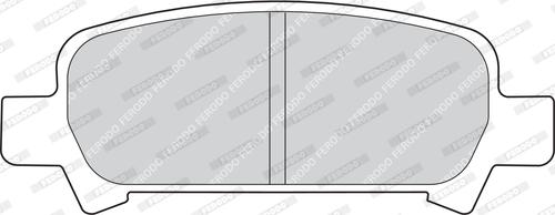 Ferodo FDB1333 - Тормозные колодки, дисковые, комплект parts5.com