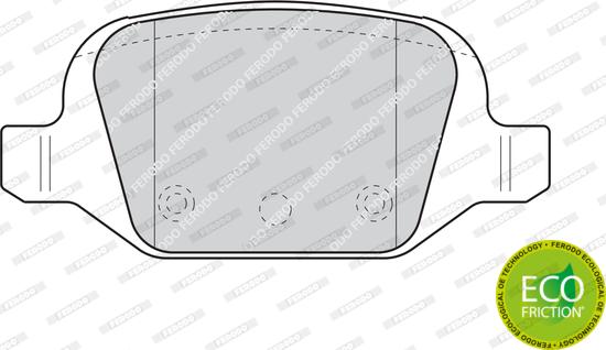 Ferodo FDB1324 - Тормозные колодки, дисковые, комплект parts5.com