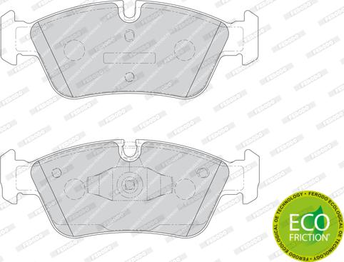 Ferodo FDB1751 - Тормозные колодки, дисковые, комплект parts5.com