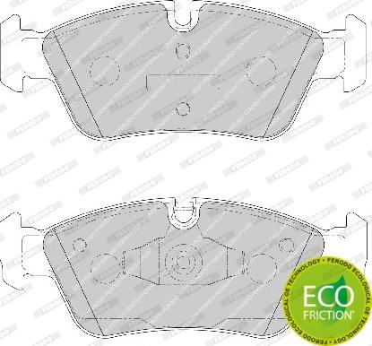 Ferodo FDB1751 - Тормозные колодки, дисковые, комплект parts5.com