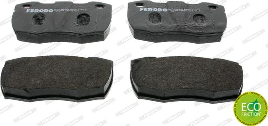 Ferodo FDB871 - Тормозные колодки, дисковые, комплект parts5.com