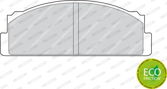 Ferodo FDB29 - Тормозные колодки, дисковые, комплект parts5.com