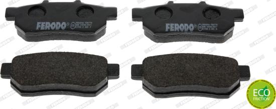 Ferodo FDB778 - Тормозные колодки, дисковые, комплект parts5.com
