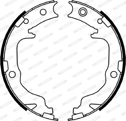 Ferodo FSB4059 - Brake Shoe Set, parking brake parts5.com