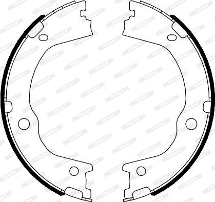 Ferodo FSB4089 - Комплект тормозов, ручник, парковка parts5.com