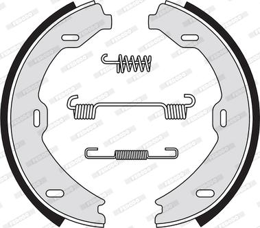 Ferodo FSB4307 - Комплект тормозных колодок, барабанные parts5.com