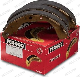 Ferodo FSB683 - Комплект тормозных колодок, барабанные parts5.com