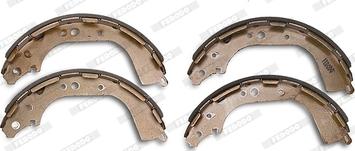 Ferodo FSB683 - Комплект тормозных колодок, барабанные parts5.com