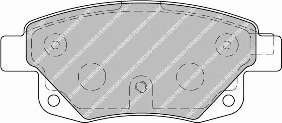 Ferodo FSL1930 - Тормозные колодки, дисковые, комплект parts5.com