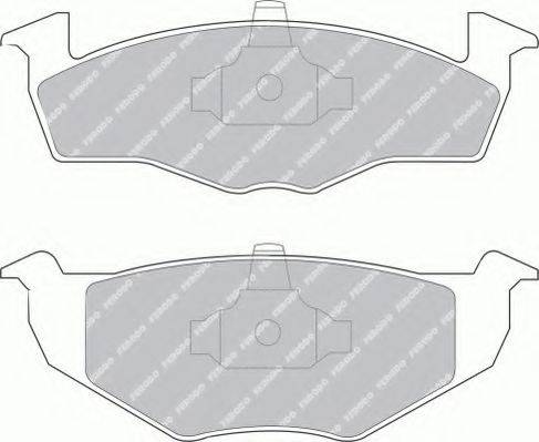 Ferodo FSL1054 - Тормозные колодки, дисковые, комплект parts5.com